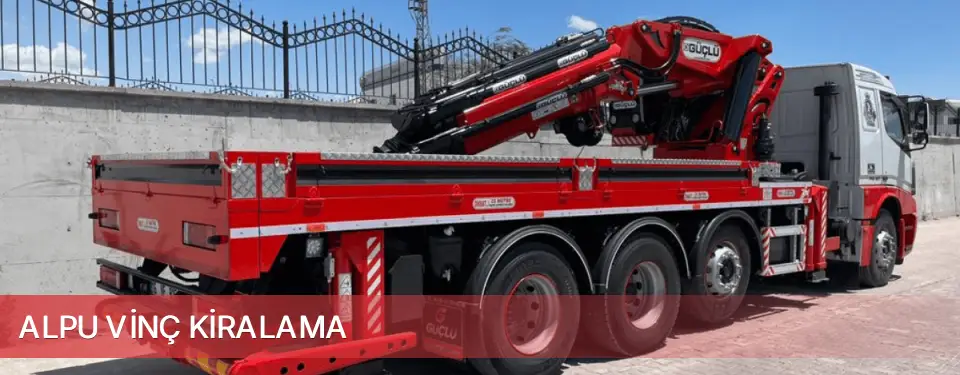 Alpu İlçemi Vinç Kiralama